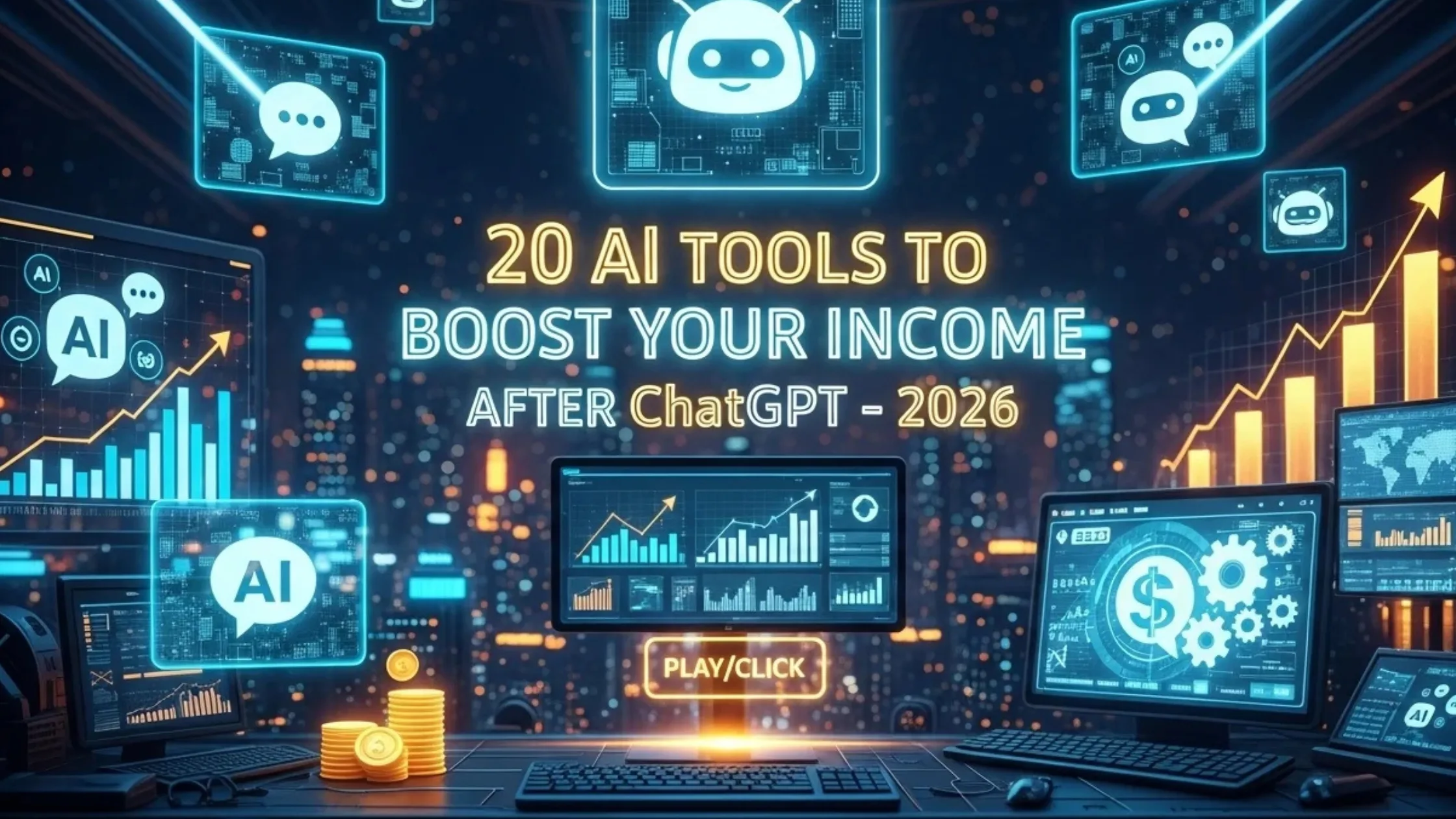 20 AI Tools to Boost Your Income After ChatGPT: Detailed Information for the Coming 2026